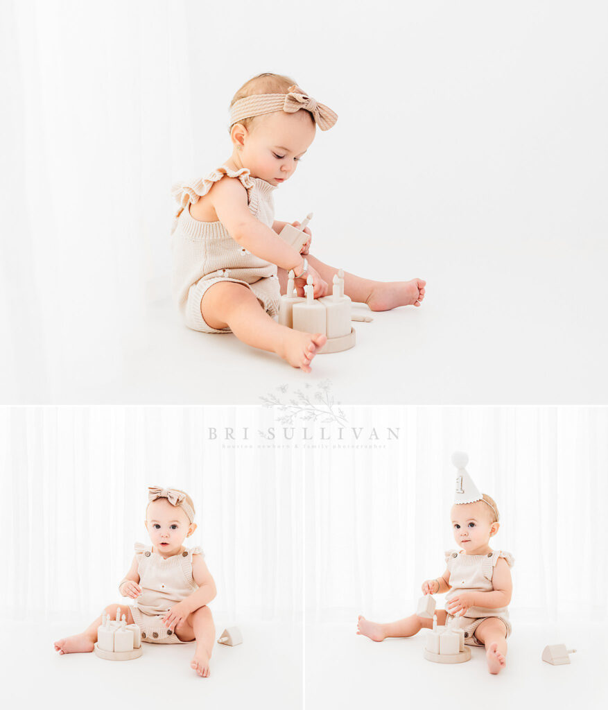 First Year Baby Milestone Photography by Bri Sullivan