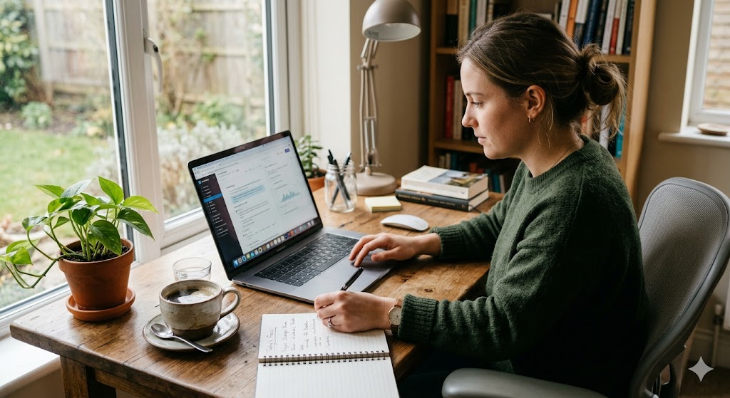 Photographer setting up the legal structure and business plan for a new studio